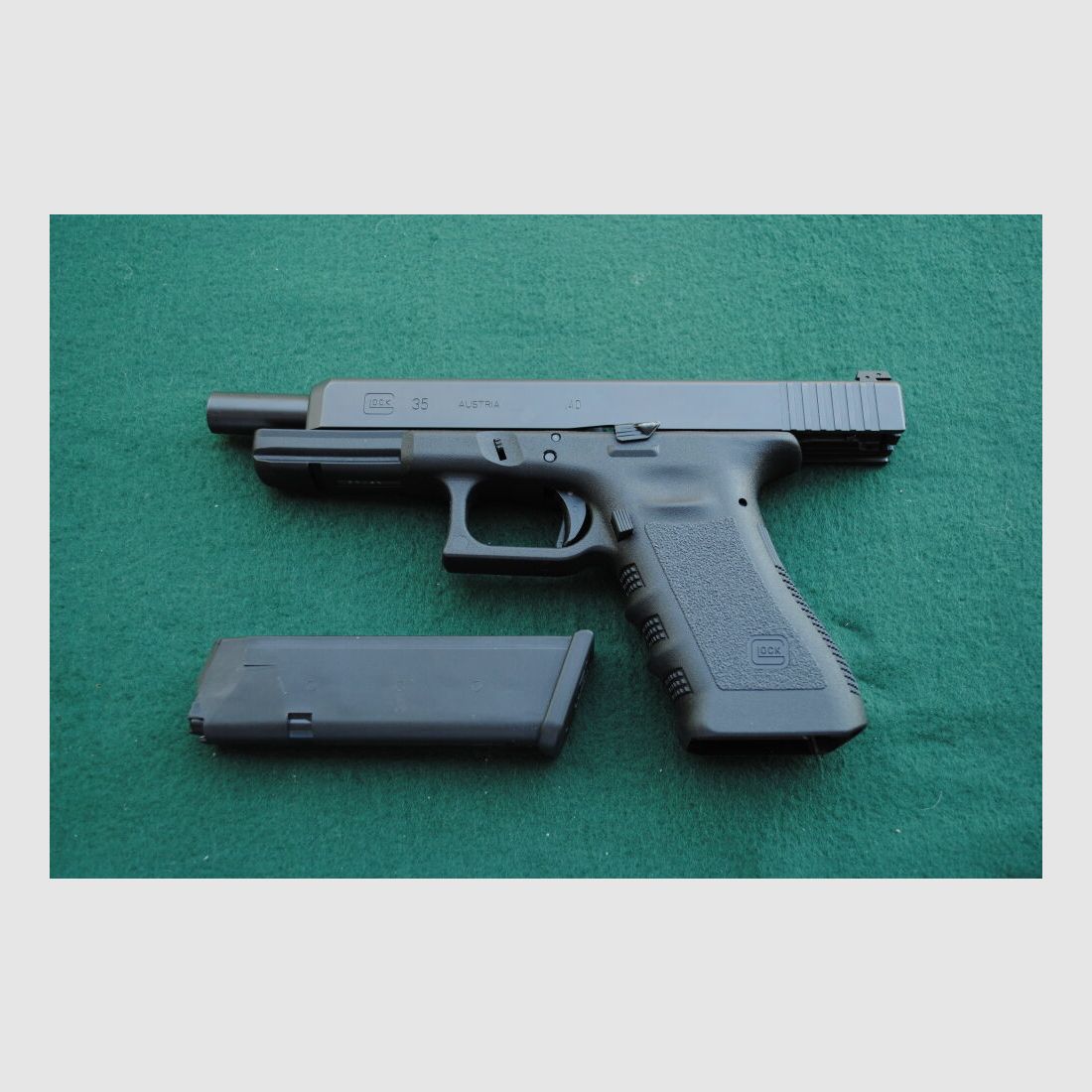 Glock 35, Gen. 4, Original Koffer mit allem Zubehör