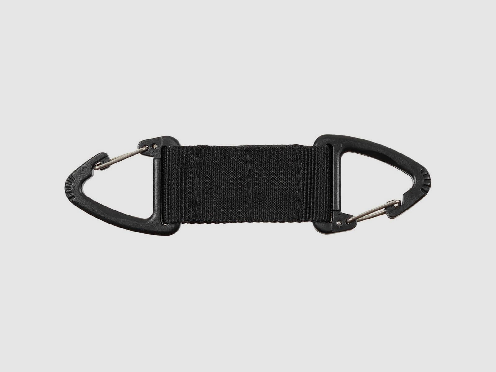 MFH Universalhalter doppelt Karabiner - Schwarz