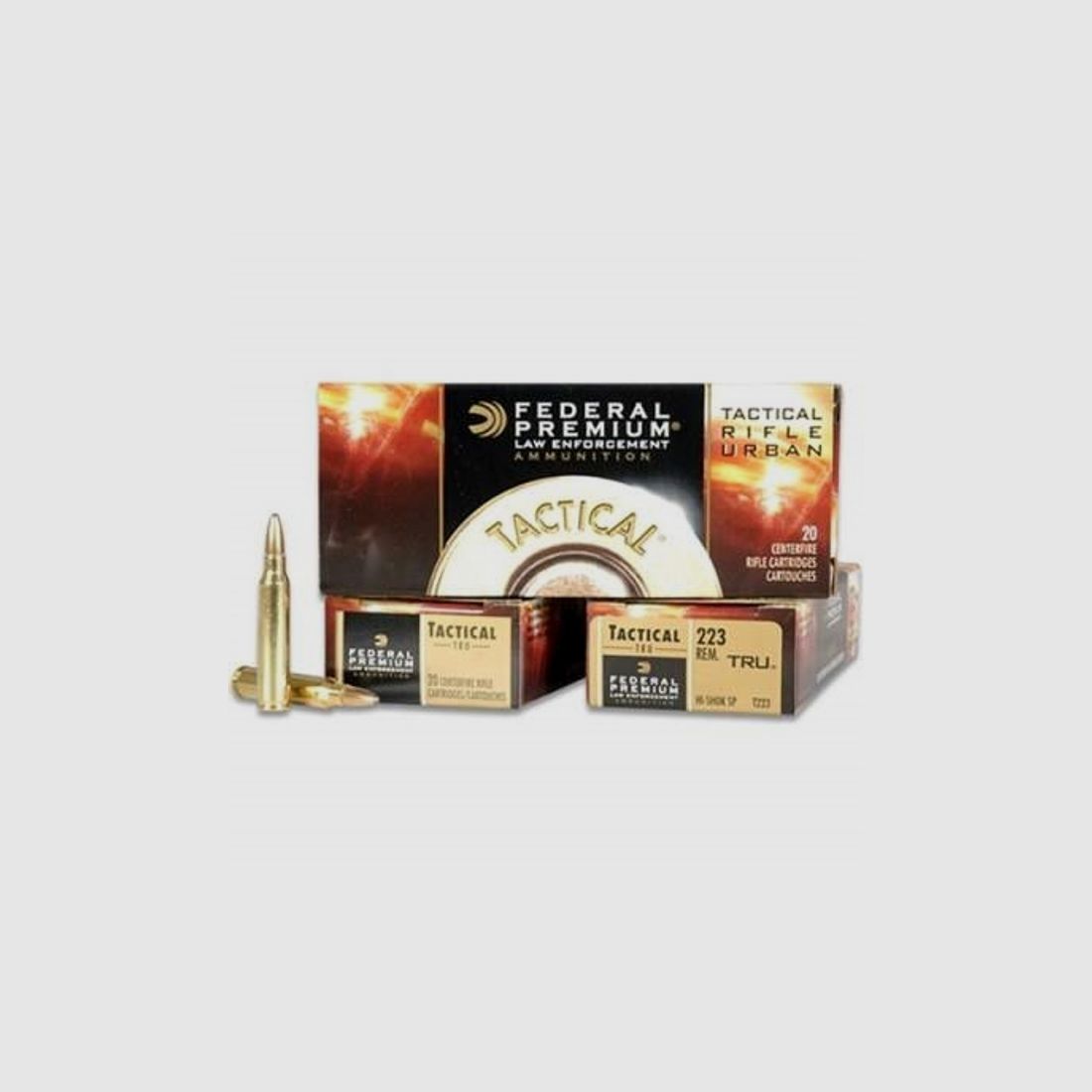 Federal TRU (Tactical Rifle Urban) .223 Rem. 55GR Nosler Ballistic Tip 20 Patronen