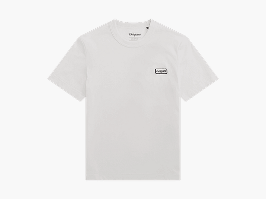 Bergans Logo Cotton Tee Women Arctic White XS