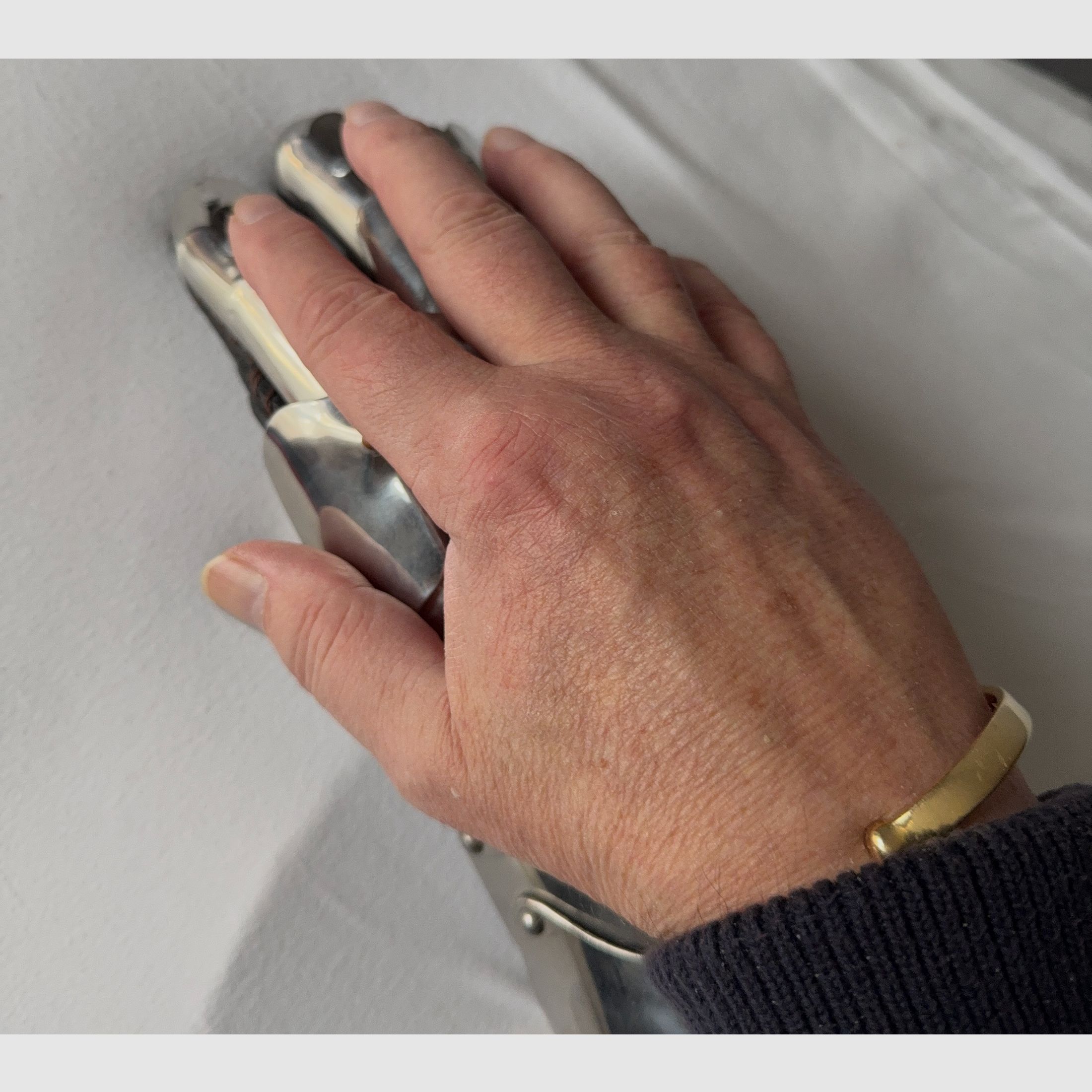 1A ridderhandschoenen voor de rituele ridderlijke slag.