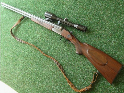 Suhler Drilling Mod 32 im Kaliber 16/70 und 7x57R, Q1 gestempelt