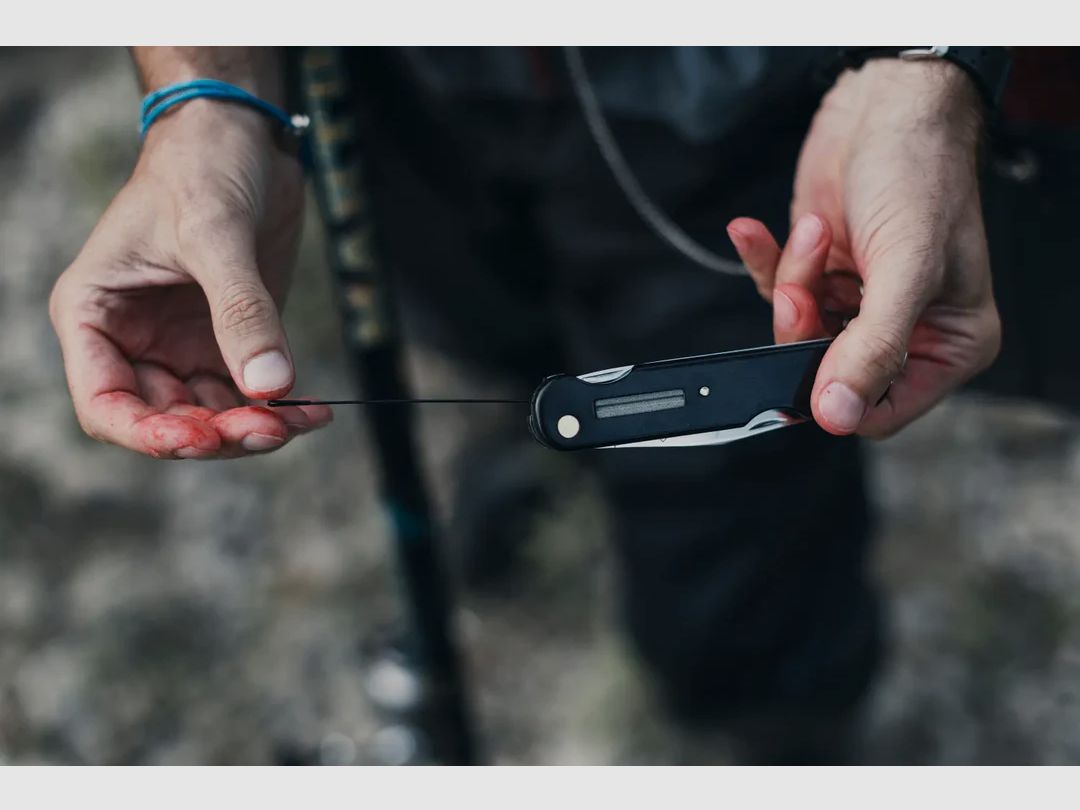 PUMA TEC Universal Anglermesser 863 | Klappmesser für Angler