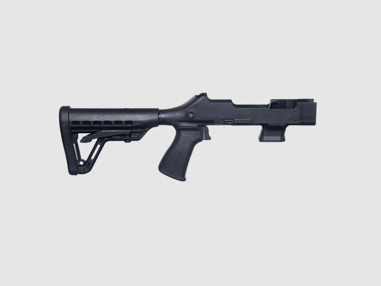 Archangel Pistol Grip Adjustable Stock (Ruger PCC 9MM Carbine) - Black Polymer
