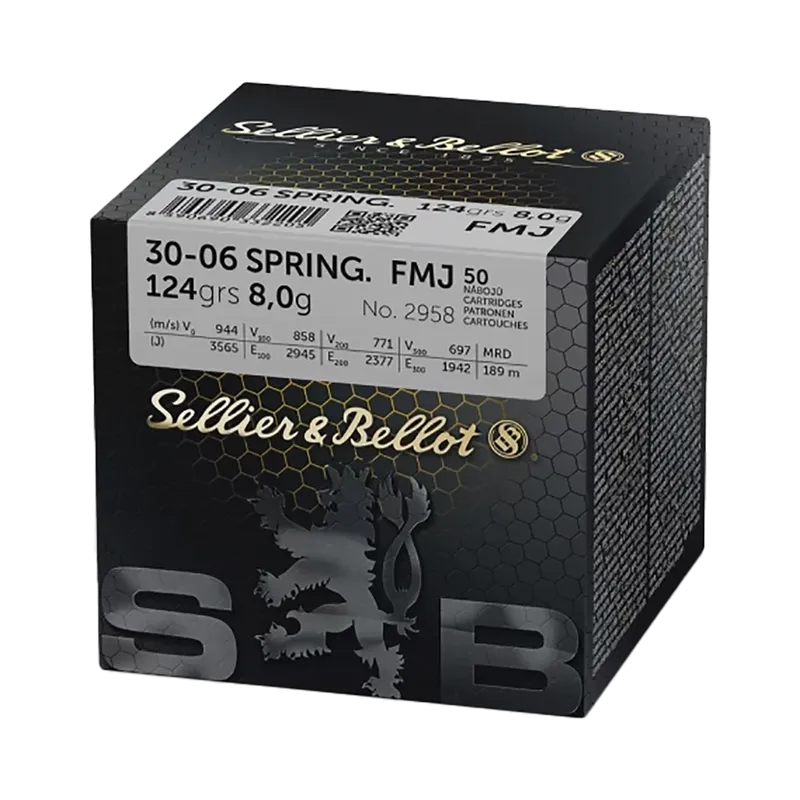 Sellier & Bellot FMJ | 30.06 | 8,0g/124gr. | 50stk