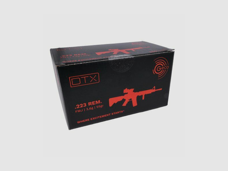 GECO Full Metal Jacket DTX .223Rem 55gr