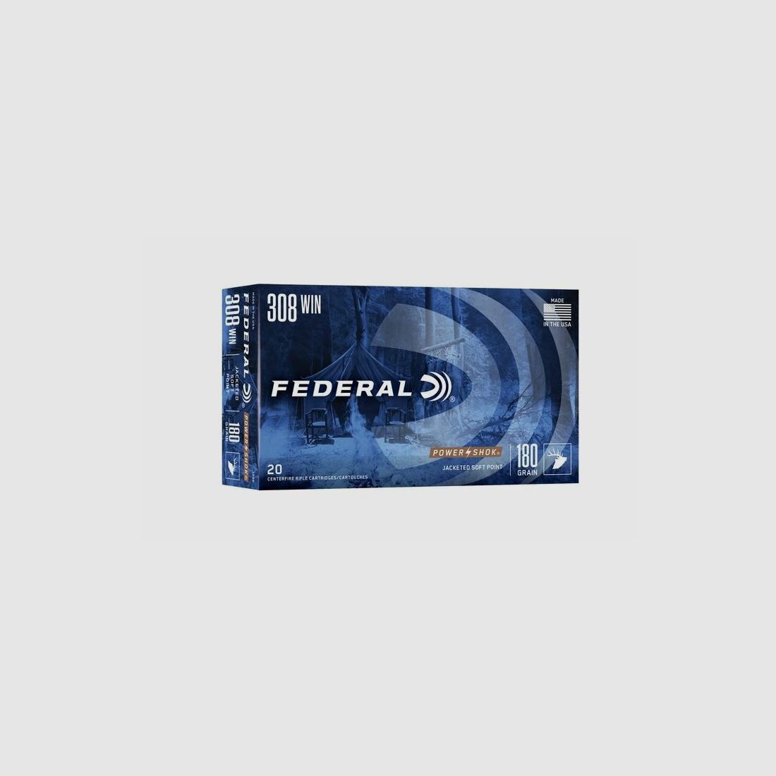 Federal Power Shok 308 Win Munition