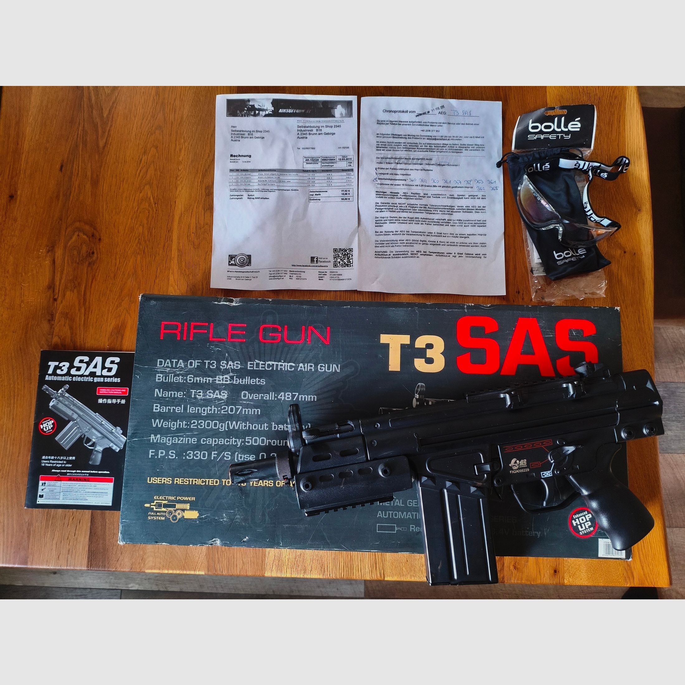 Airsoft gun T3 SAS in like-new condition!