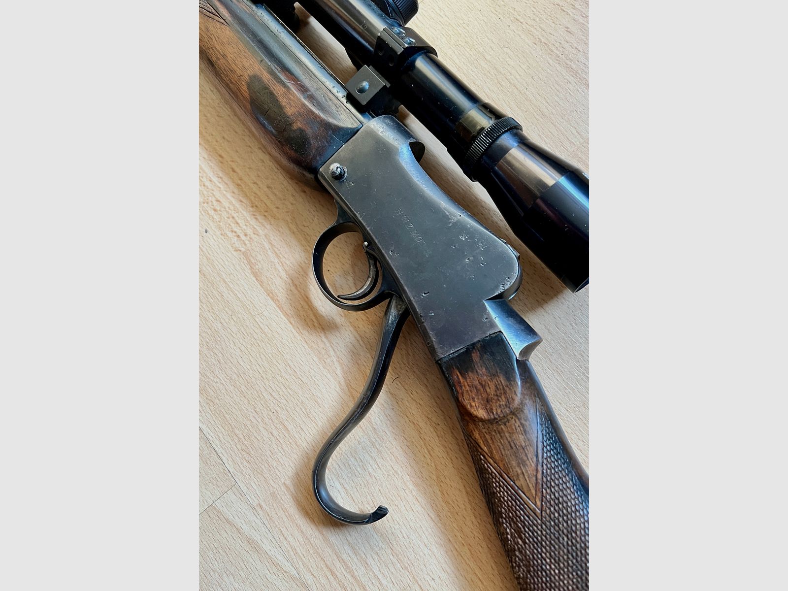 Weihrauch HWZ 21 .22lr geweer., Martini Rolling Block systeem, zeldzaamheid, antiek, (ideaal ook voor Zella Mehlis verzamelaars)