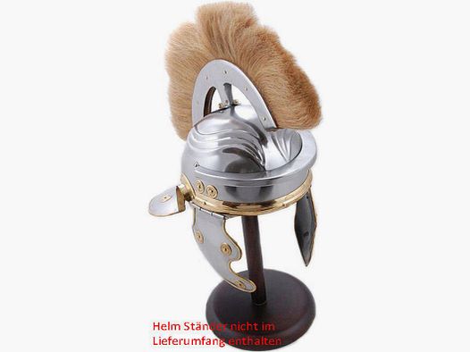 Römischer Centurio Helm aus Stahl und Messing