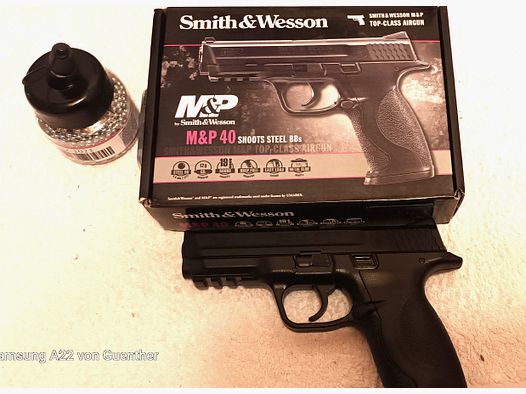 smith + wesson pistolet co2