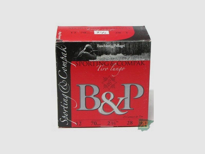 KARTON PATRONEN B&P SPORTING 28GR