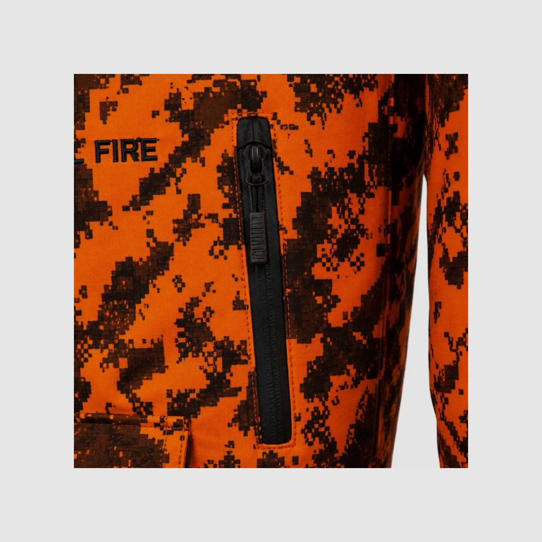 Isolierte Polyester-Camo-Jacke Orange, Bild 11 von 17