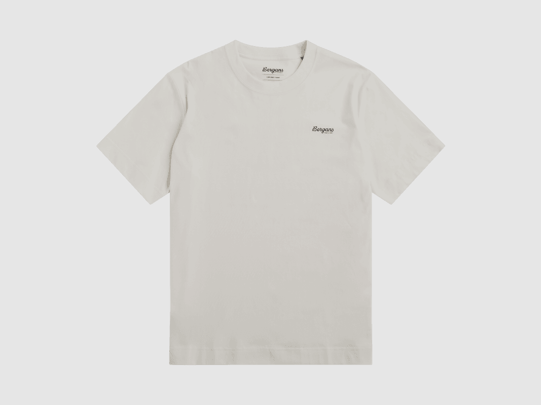 Bergans Graphic Cotton Tee Mannen Arctic White/Black M