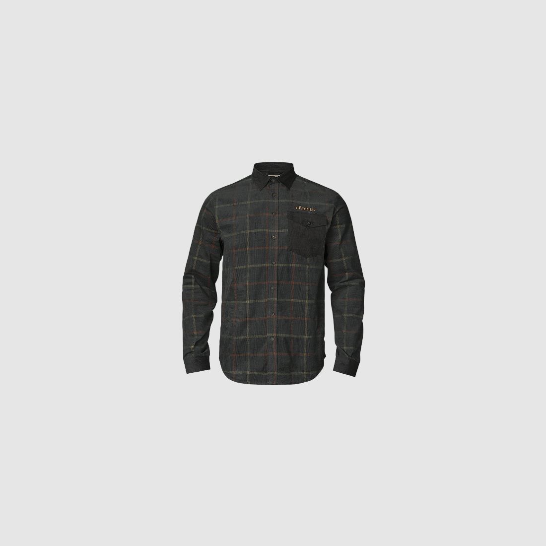 Kaldfjord velvet checked shirt Phantom M