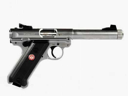 RUGER Mark IV Target 5.5", Stainless with Thread