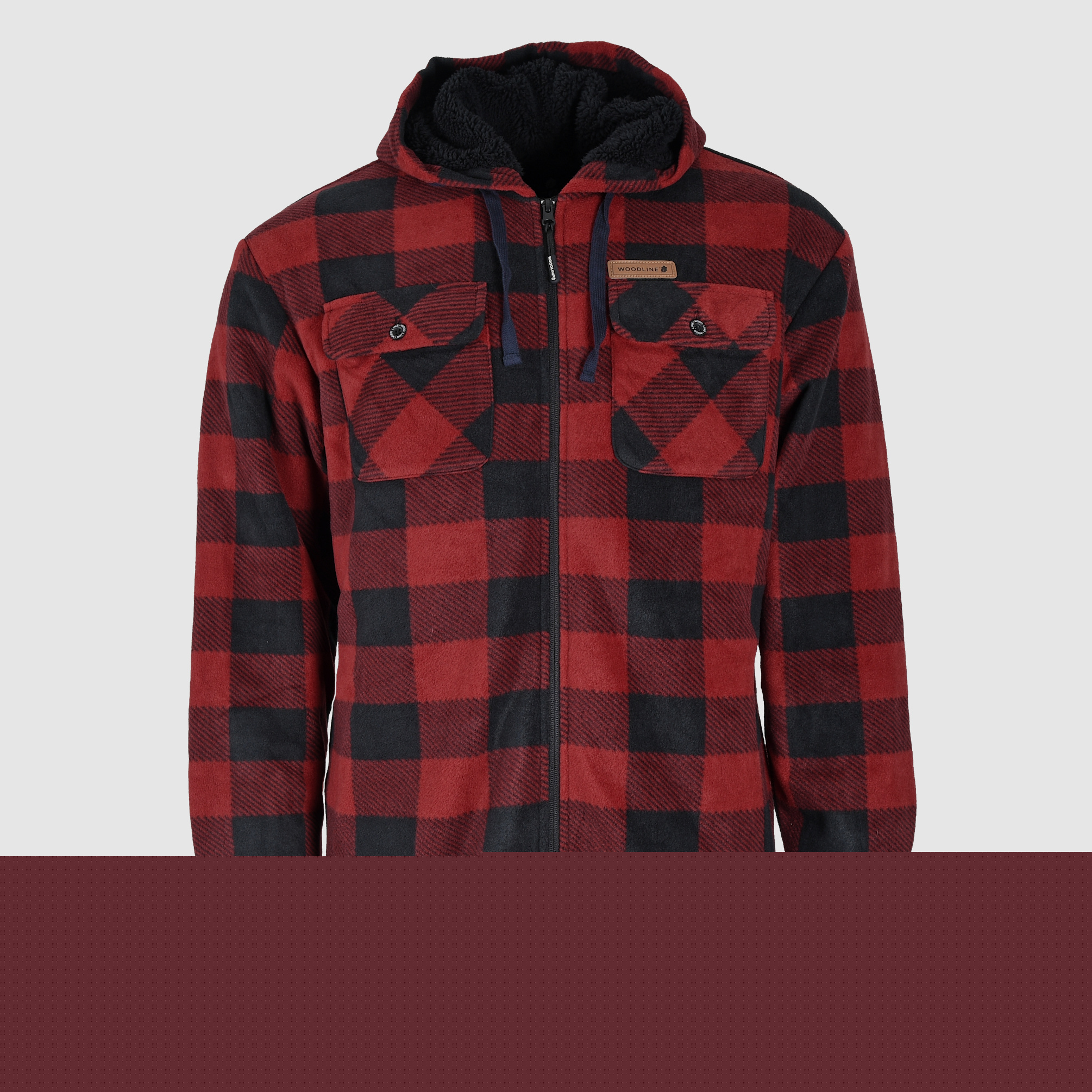 Woodline Fleecejacka Canada Red M