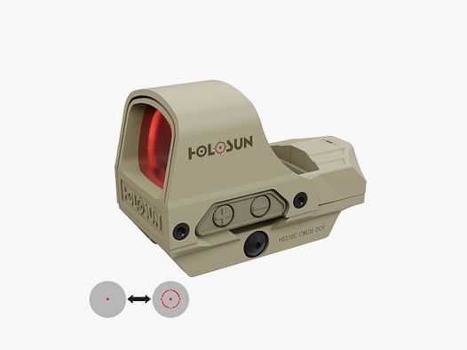 Holosun HS510C FDE vise point rouge