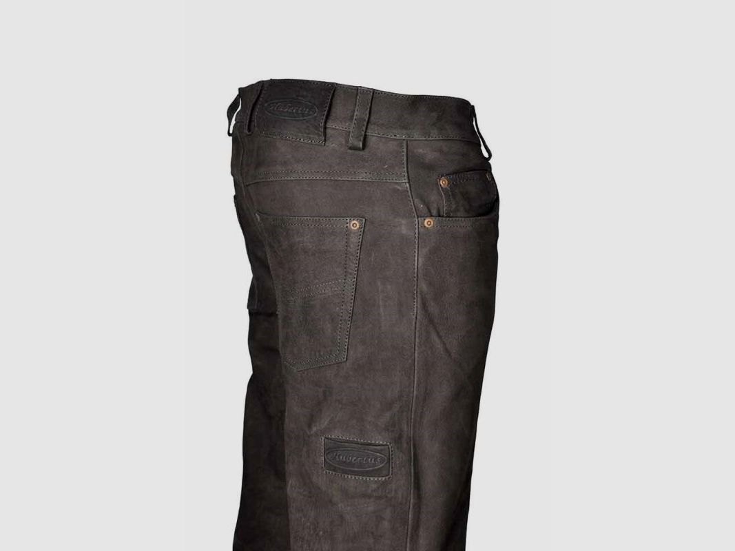 Hubertus Lederhose 5 Pocket braun 38