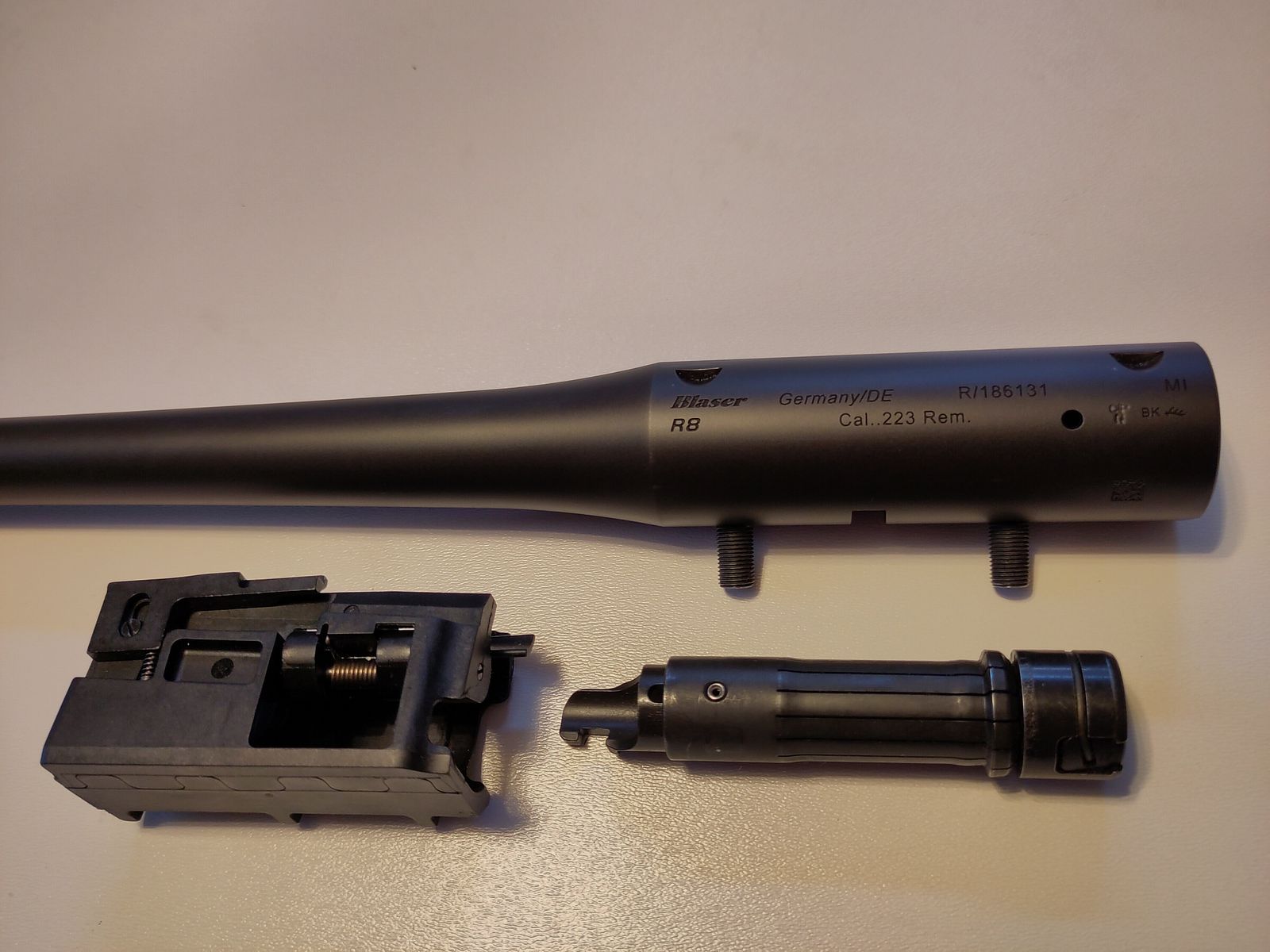 Blaser R8 wymienny bieg .223REM w komplecie z głowicą zamka i wkładem magazynka