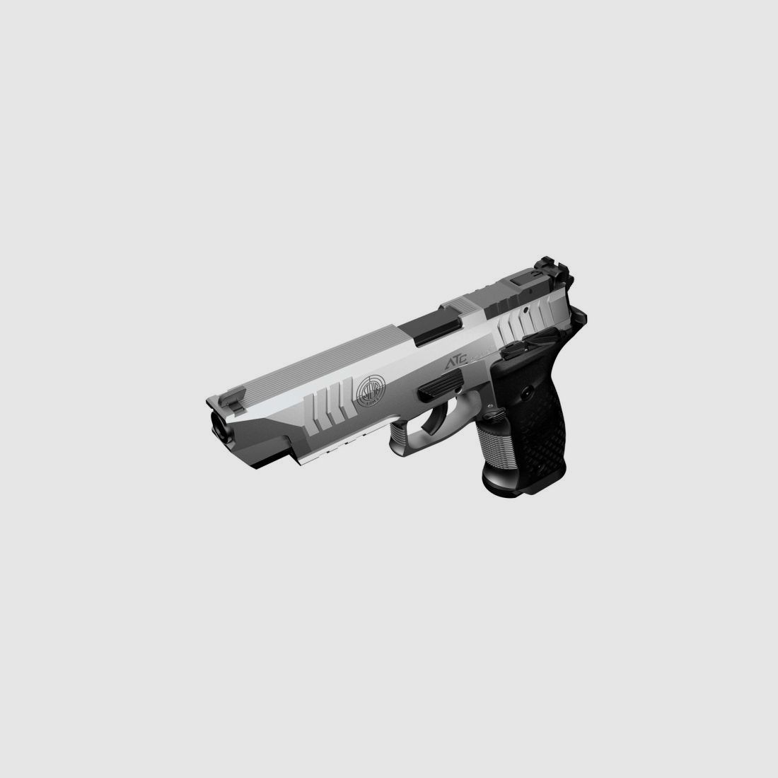 Pistolet Steyr ATc Base 5" 9x19mm Luger, SA/DA, acier inoxydable, Optics Ready, image 7 sur 10