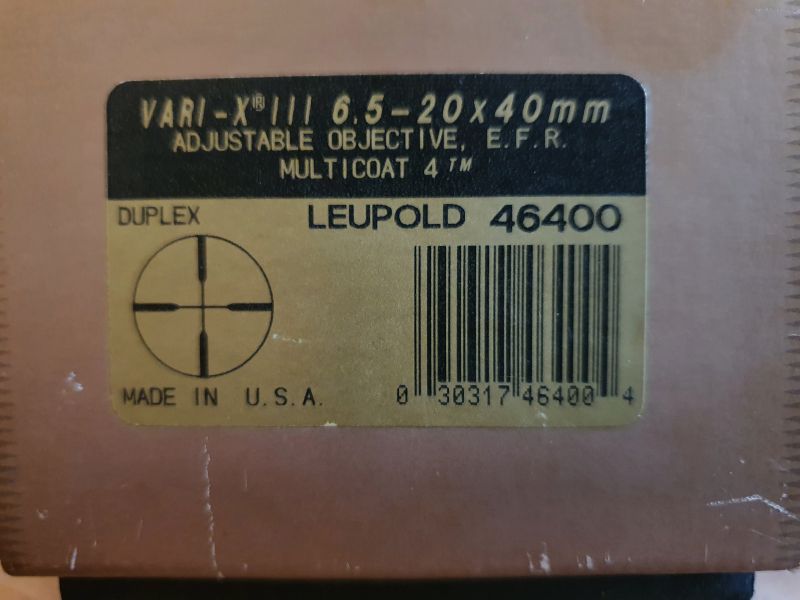 Leupold VARI-X III 6.5-20x40