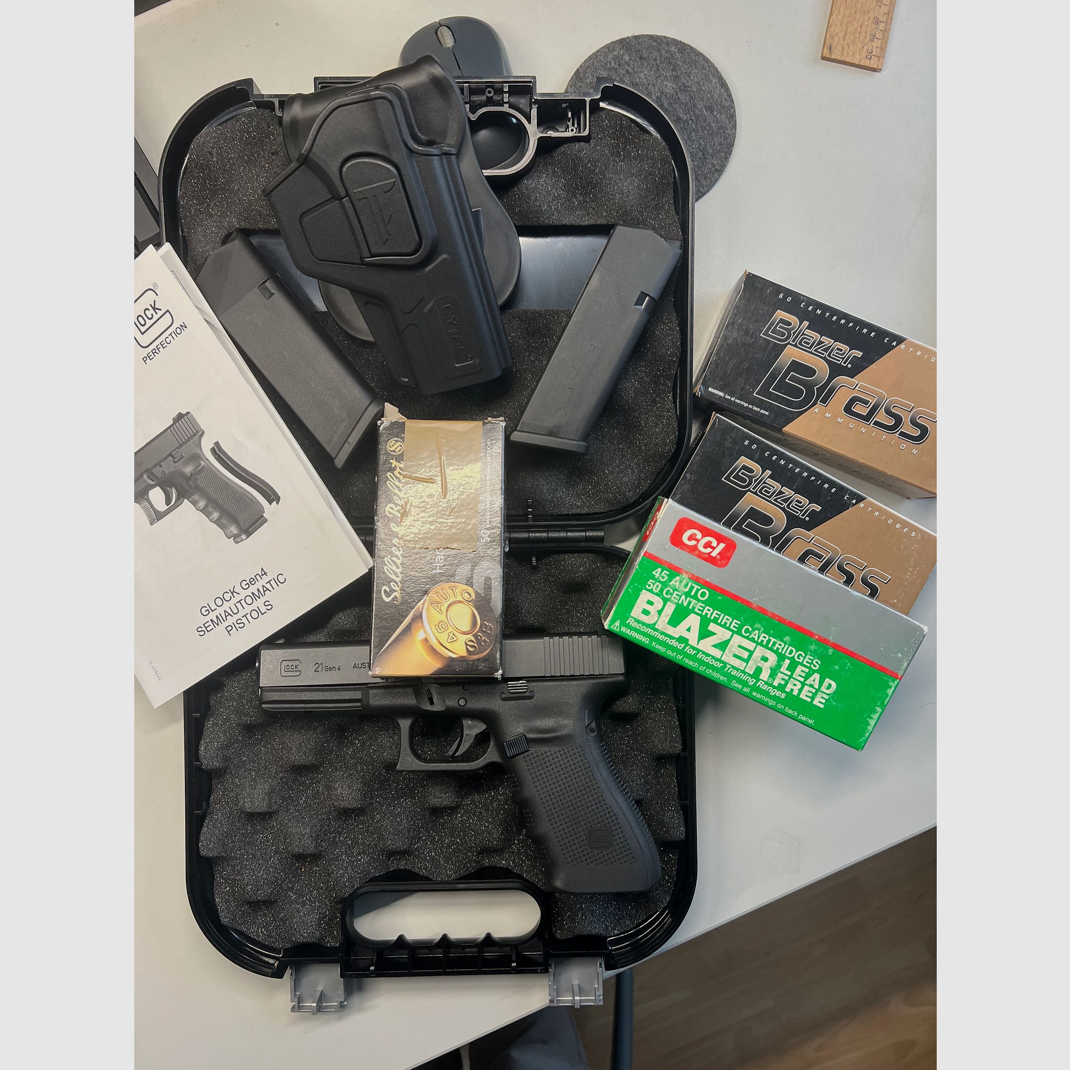 Glock 21 Gen. 4, Selbstladepistole im Kaliber 45 Auto 