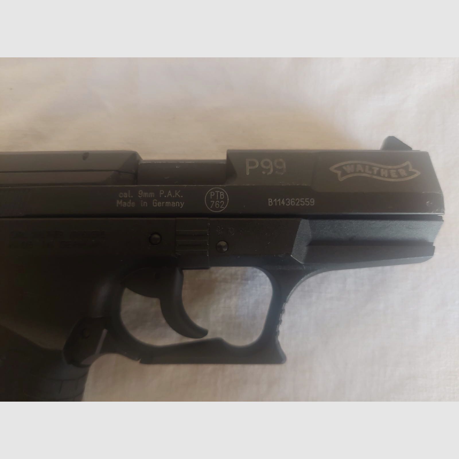 Walther P99 9mm P.A.K + Zubehör ( Set )