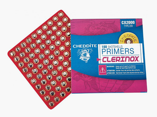 Cheddite Clerinox CX2000 – Shotshell Type 209S – 100 pcs