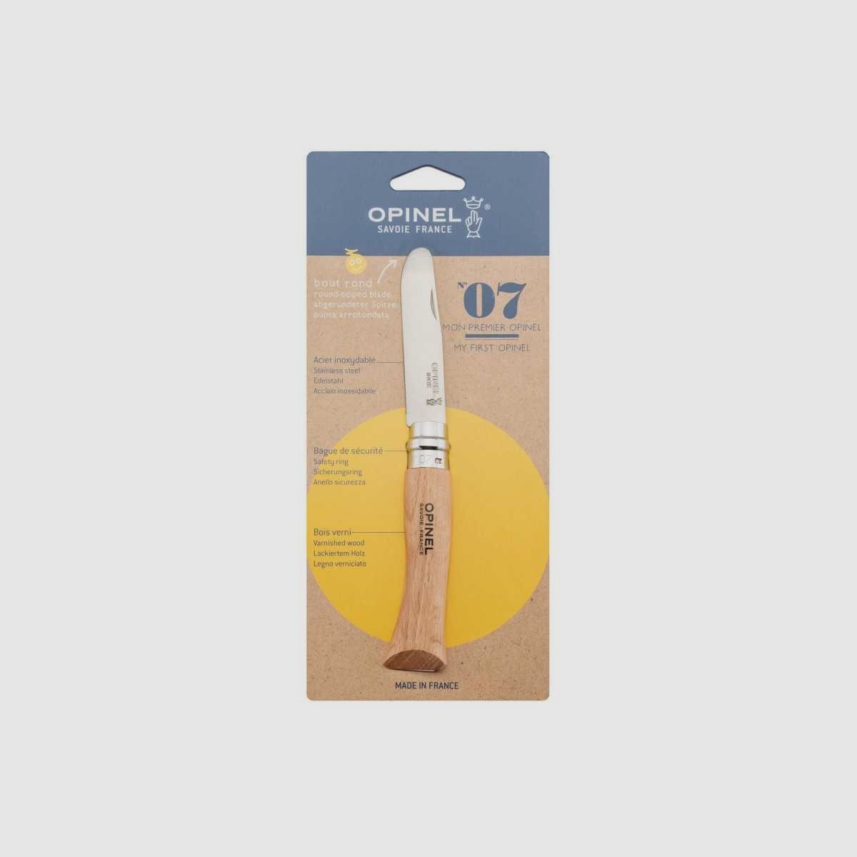 Coltello Opinel per bambini numero 7 con punta arrotondata, immagine 2 di 2