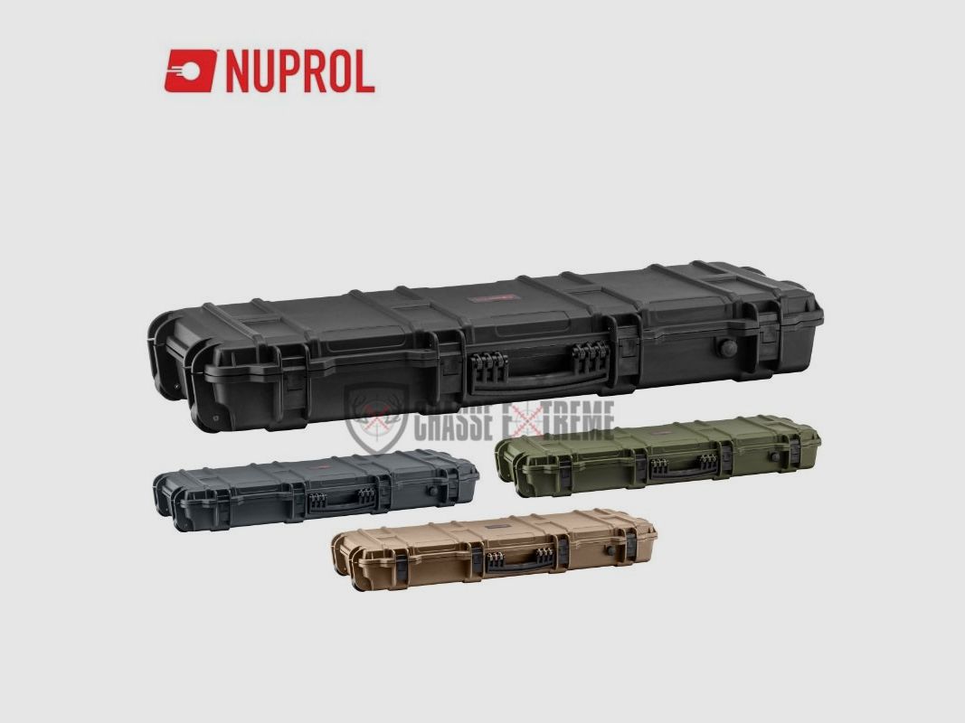 Waffenkoffer NUPROL 103 X 33 X 15 Cm für Langwaffen mit vorgefertigtem Schaumstoff, Bild 1 von 11