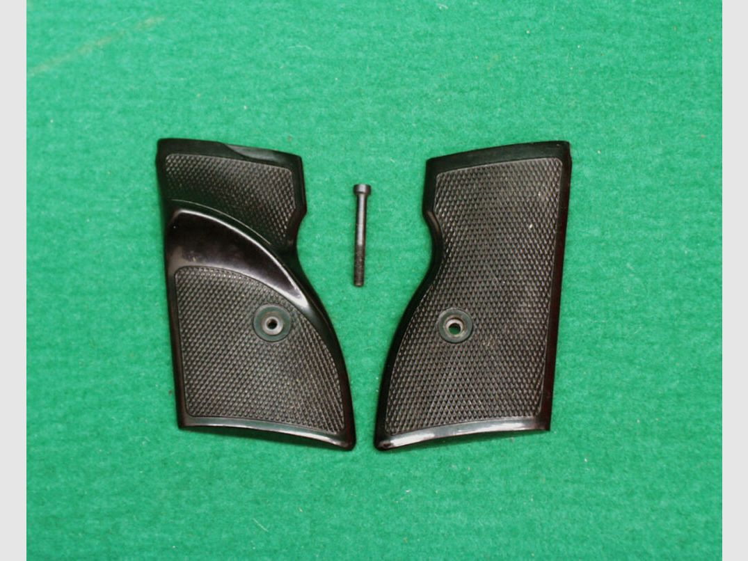 Griffschalen schwarz, Kunststoff