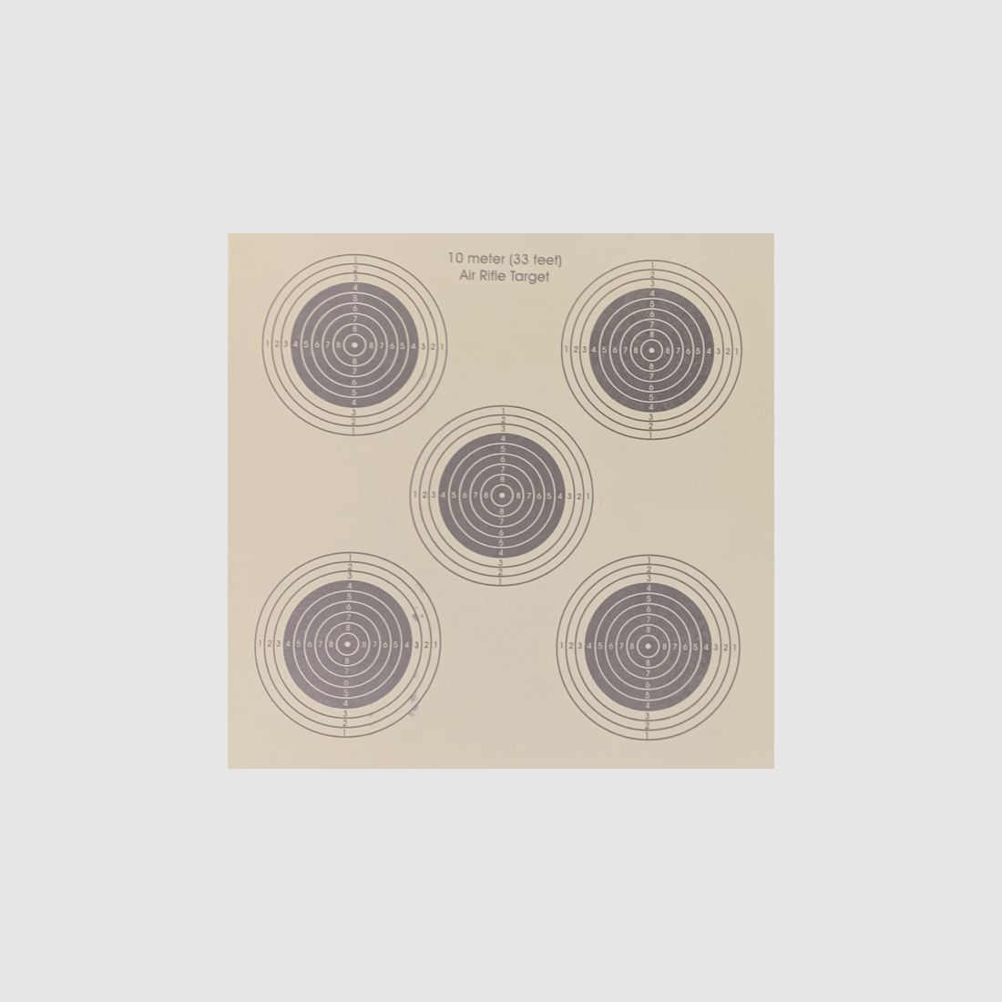 TARGETS / SHOOTING TARGETS - 5ER MIRROR - 10 PIECES
