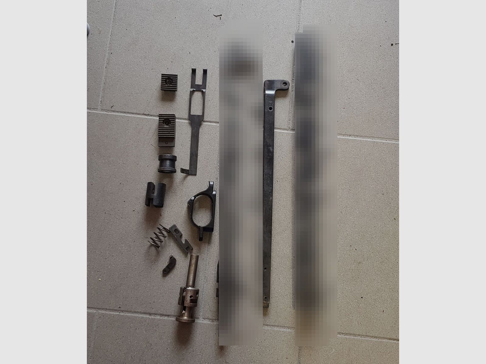 Vervangonderdelen Haenel Mod. 312 Zijspanne Spannarm Zuiger Schroeven enz...Prijs vanaf