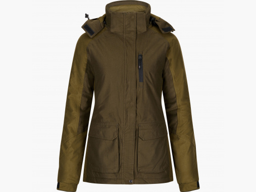 il Lago Sie Funktionsjacke Huntress Damen (Dunkeloliv/Braun) | L