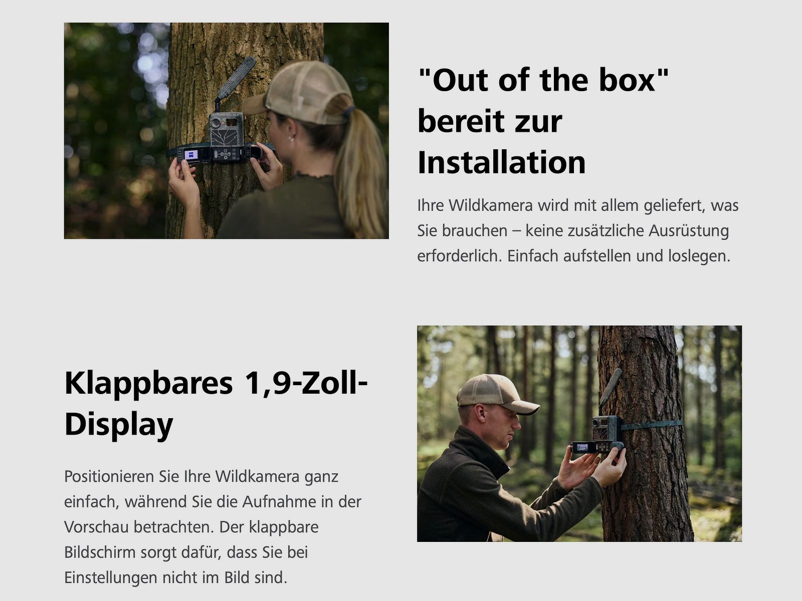 ZEISS Secacam 3 Wildkamera mit Sendefunktion 60 Grad Sehfeld 25m Blitzreichweite