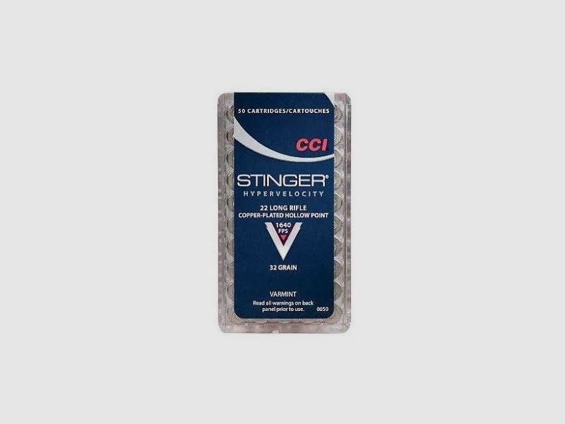 22 LR CCI 22LR STINGER 32GR HP (boîte de 50 pièces)