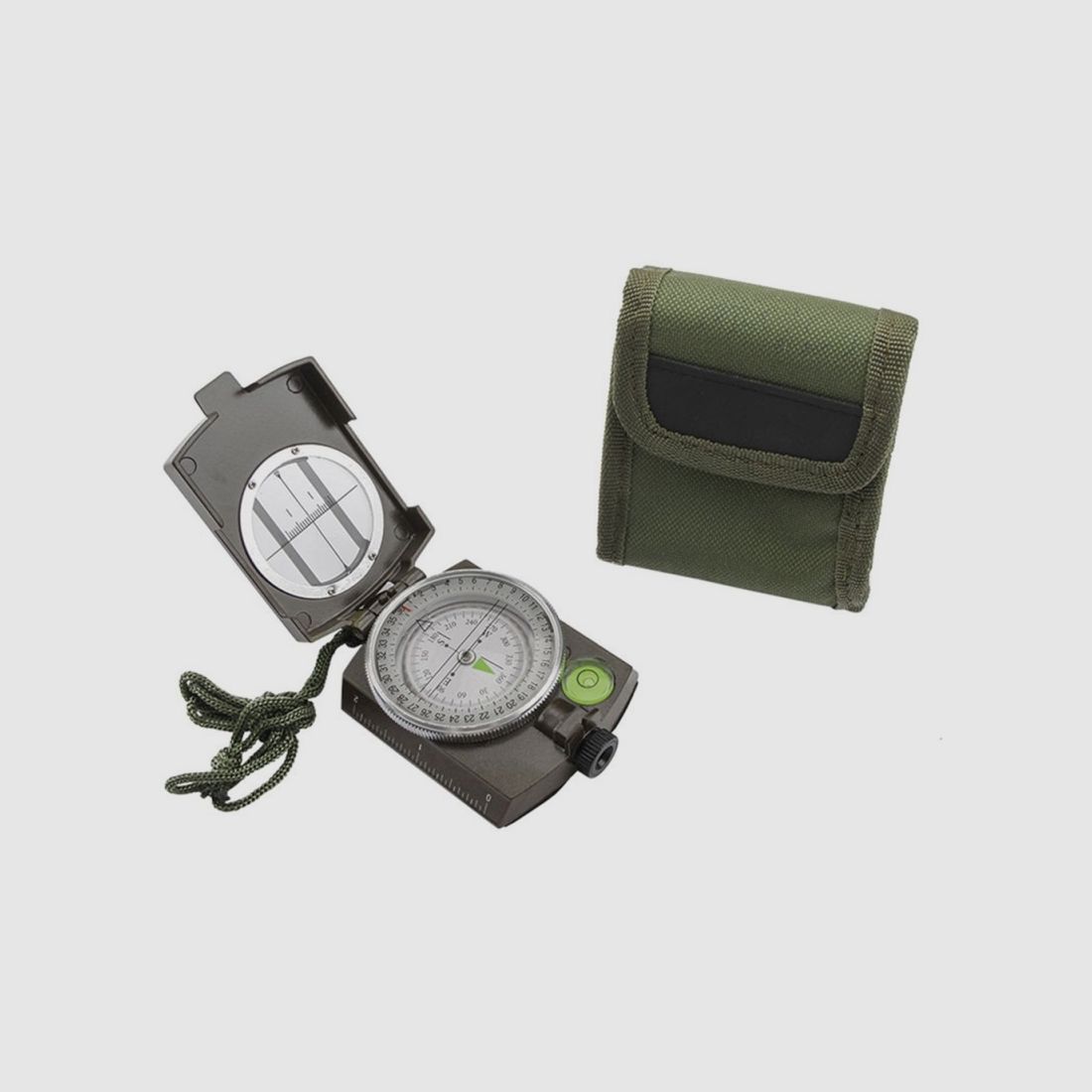 KOMPAS MIL-TEC ARMY BRÚJULA DE METAL CON FUNDA, imagen 3 de 3