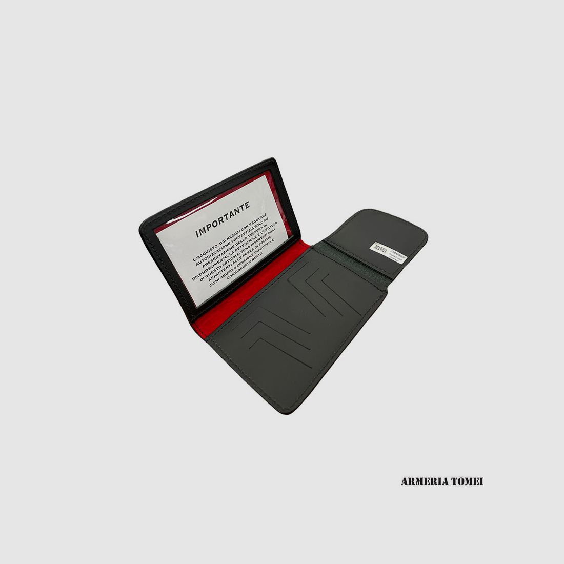 LEATHER WALLET CARABINIERI (GOLD PLAQUE), image 3 of 4