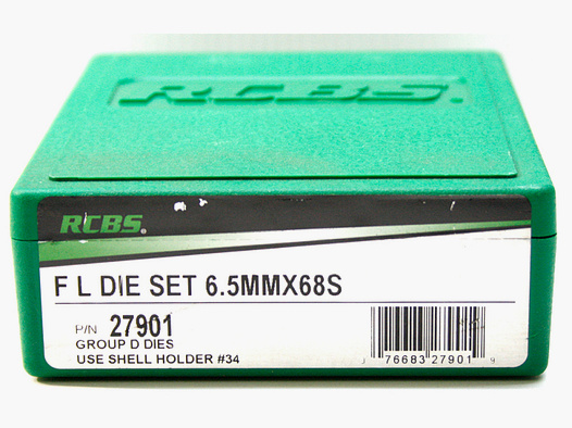 RCBS Langwaffenmatrizensatz Full Length 2-Die-Set GROUP D 6,5x68 6.5x68 6,5 x 68 6.5 x 68 NEU #27901