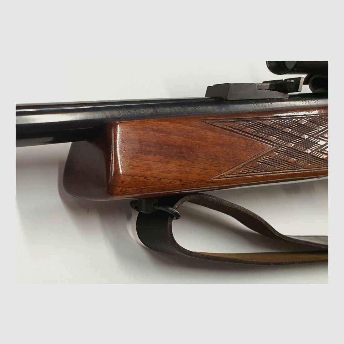 Repeating rifle with scope