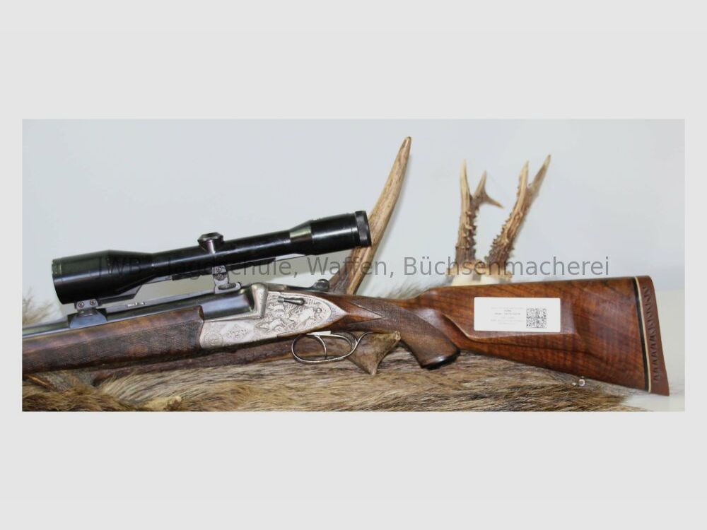 Sodia Bockbüchsflinte mit langen Seitenplatten 16/70;7x57R