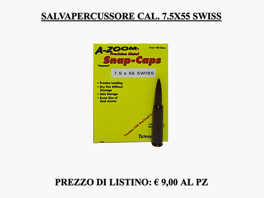 A – ZOOM – Amorces Cal. 7.5X55 SWISS