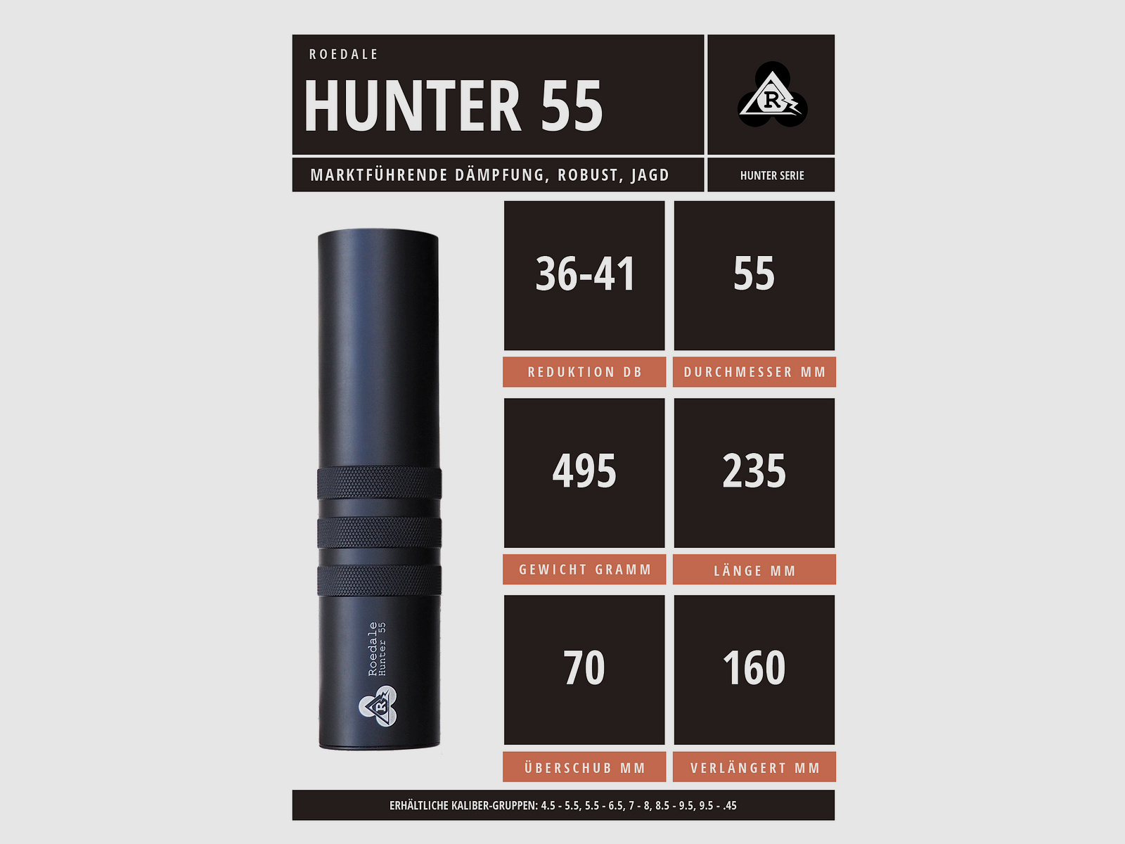 Roedale Hunter 55 Silencer