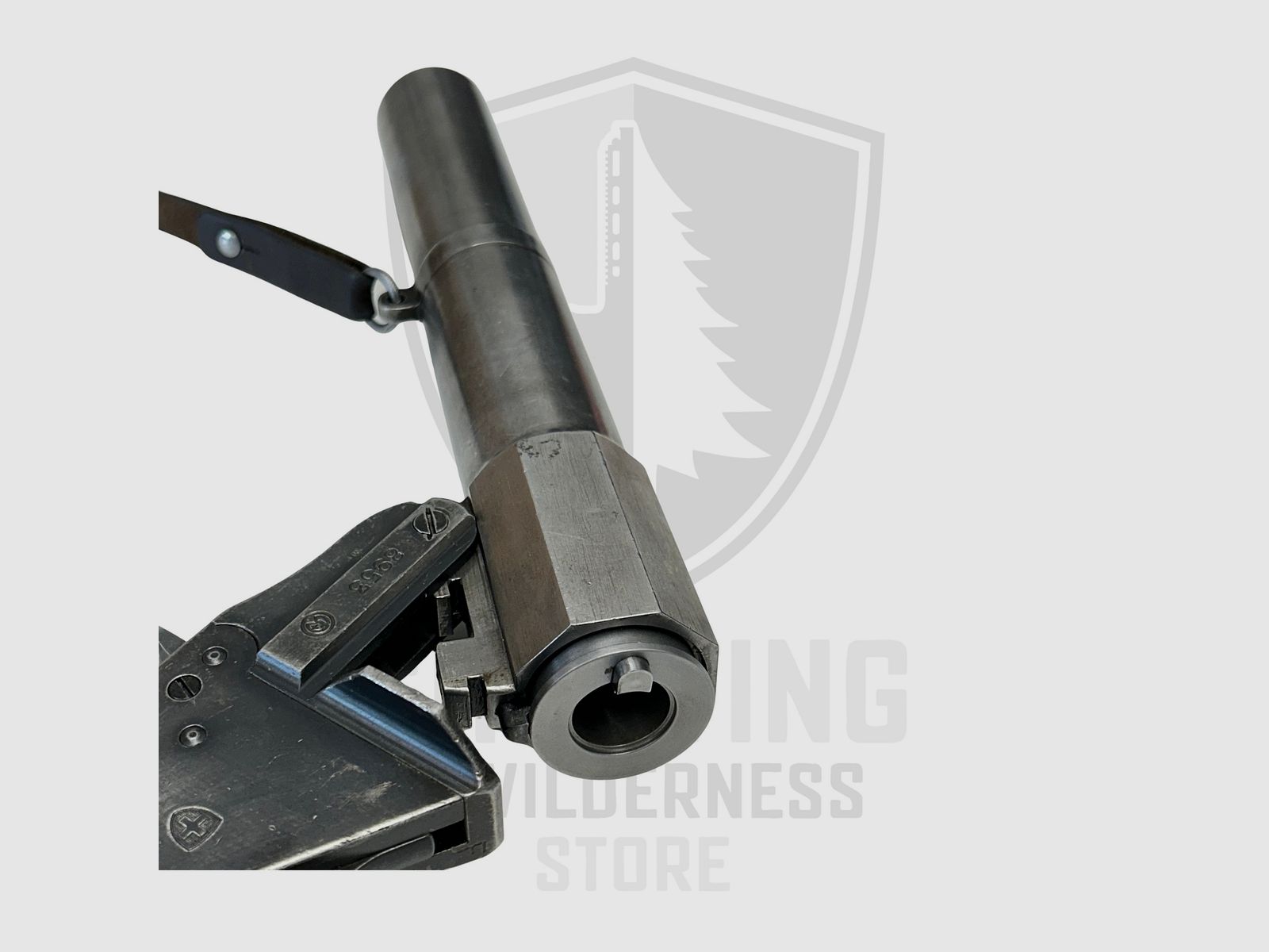 Riduttore di calibro lungo con estrattore cal. 12/76 per Waffenfabrik Bern Rak-Pist 17/38, immagine 2 di 4