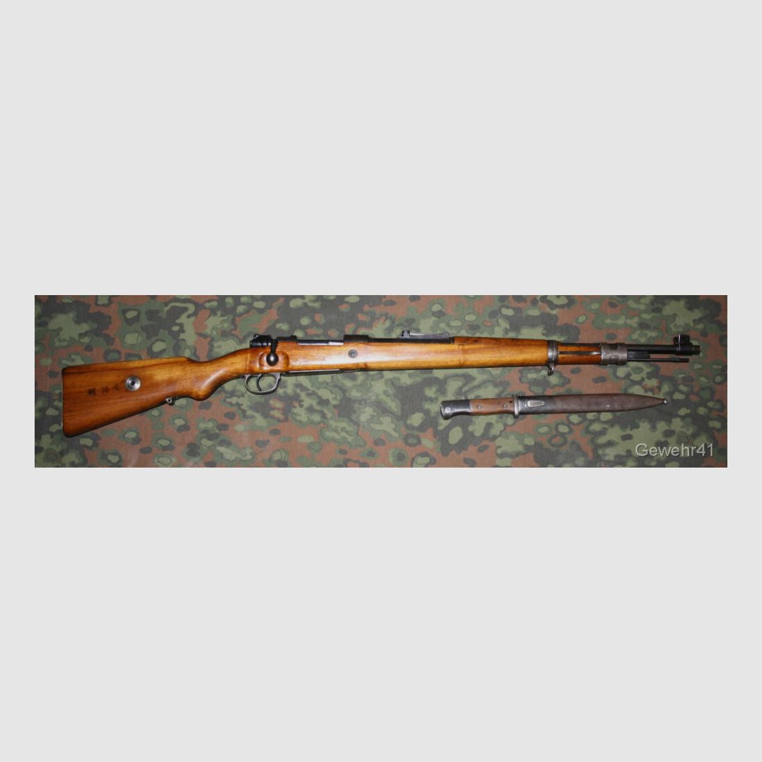Mauser "Portugal 1937" mit Bajonett K98