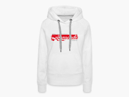 anonymous ammoholic - Frauen Premium Hoodie Weiß