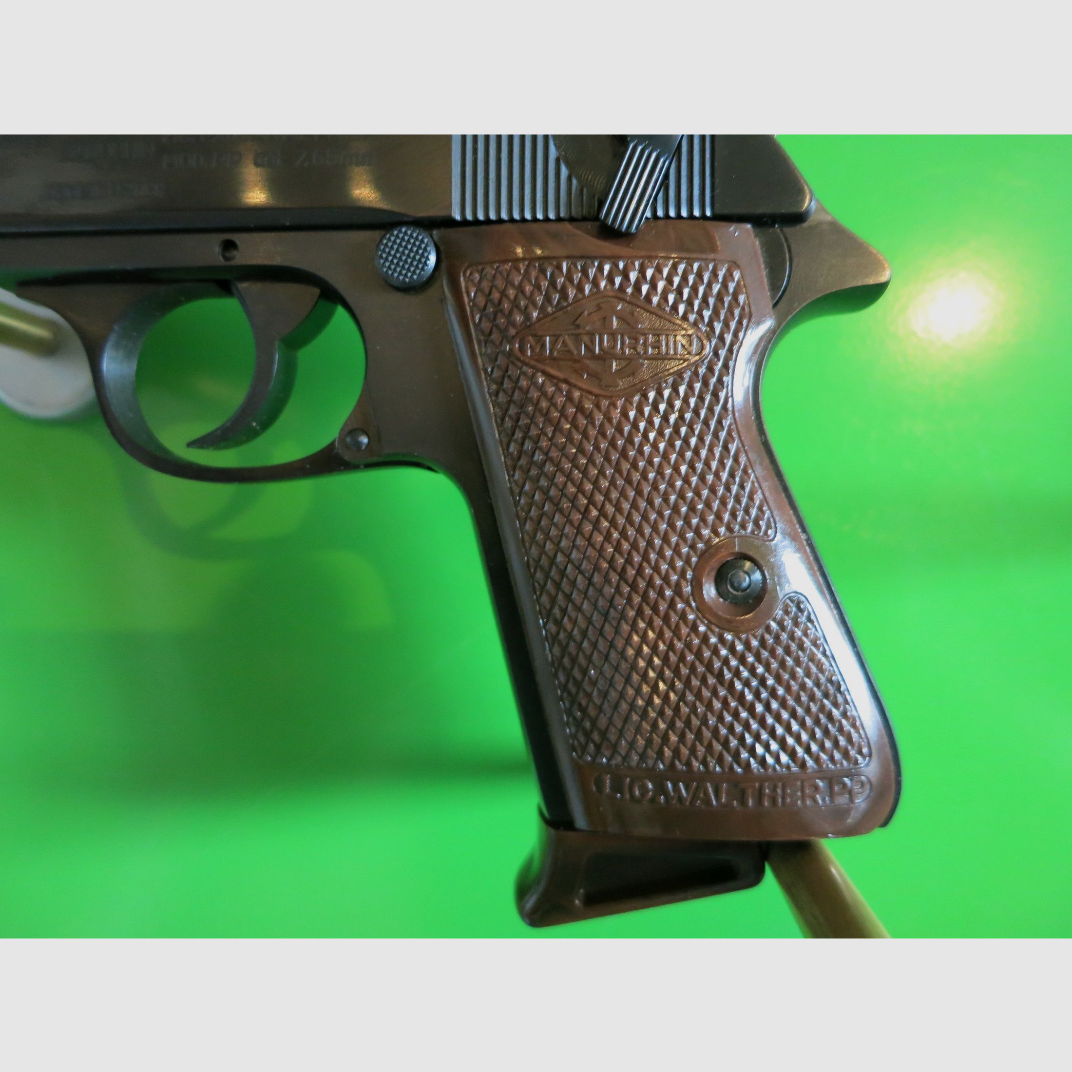 Manurhin-Walther PP "Pistola della polizia", 7,65 mm Browning (.32 Auto), come nuova       #75-
