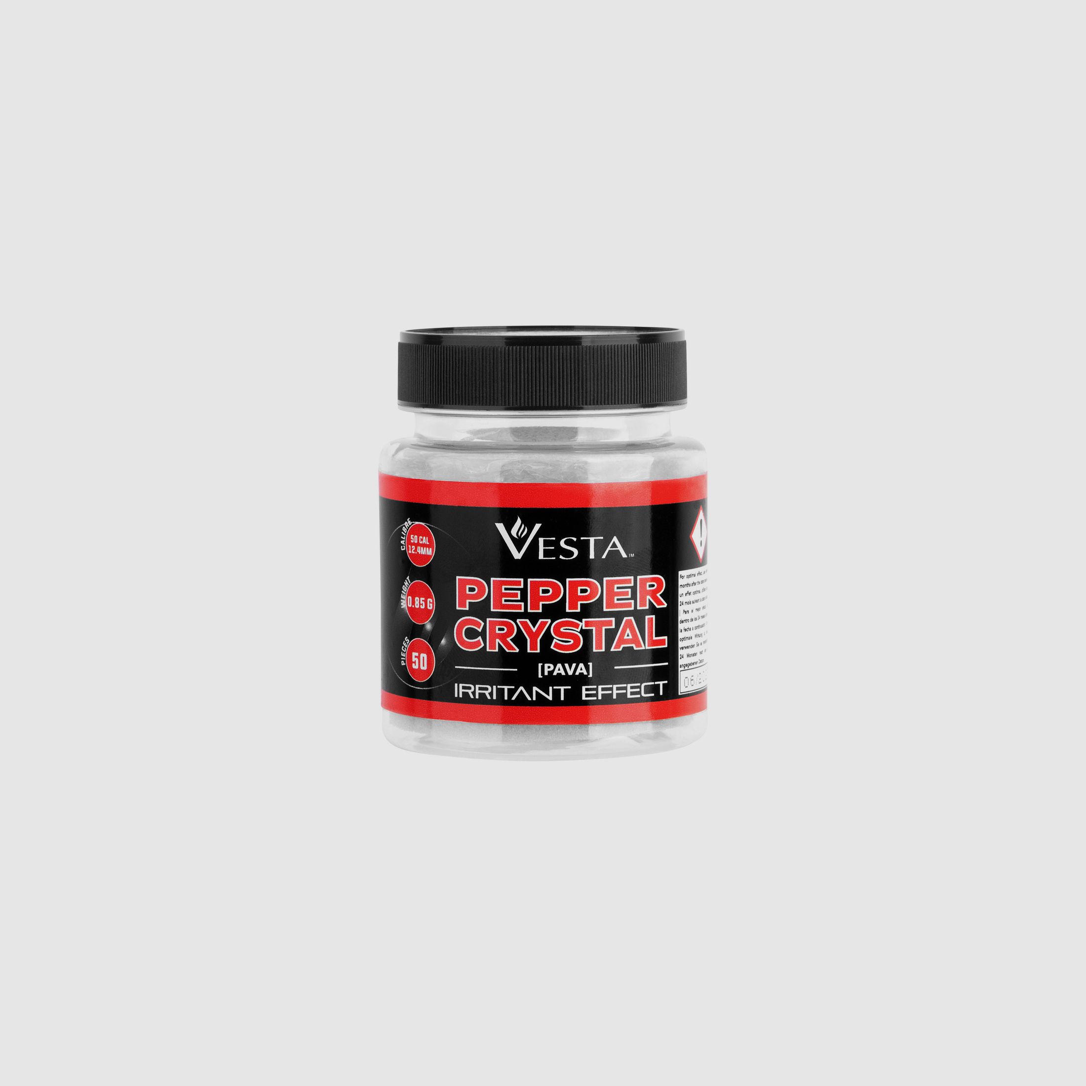 VESTA Pepper Crystal .50 Pfefferkugeln klar 0,85g 50 Stück
