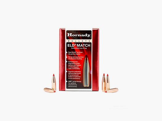 PALLE DA RICARICA – HORNADY ELD MATCH 308″ 155GR (100PZ)